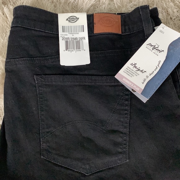 Dickies The Perfect Shape Jean Size 20W Color Black - Picture 3 of 7